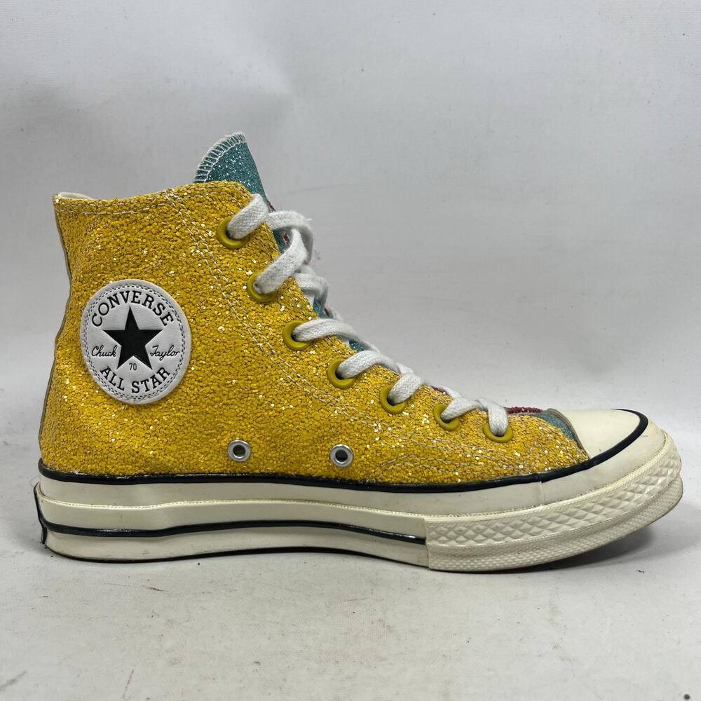 CONVERSE Sneakers M5.5 W7.5 All Star JW Anderson Chuck 70 Hi Top Glitter Barbosa - Picture 7 of 15